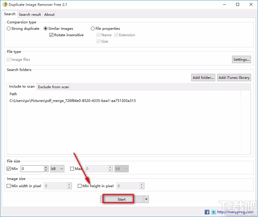 Duplicate Image Remover Free清理重復(fù)圖片的方法
