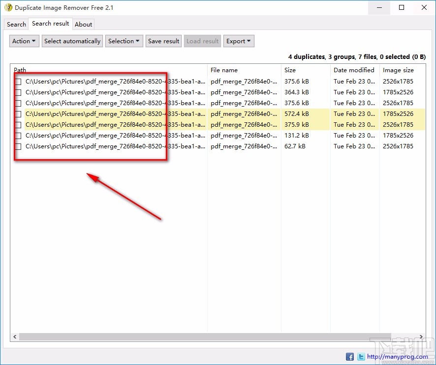 Duplicate Image Remover Free清理重復(fù)圖片的方法