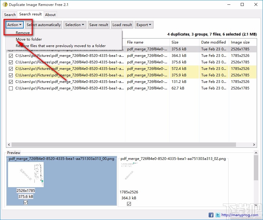 Duplicate Image Remover Free清理重復(fù)圖片的方法