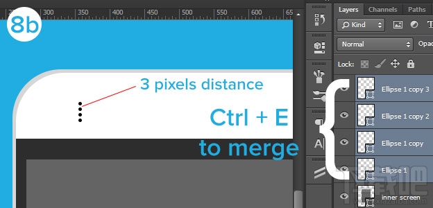PS教程:教你制作扁平化手機