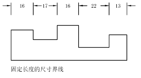 CAD2020控制尺寸界線的方法