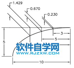 CAD2020控制尺寸界線的方法