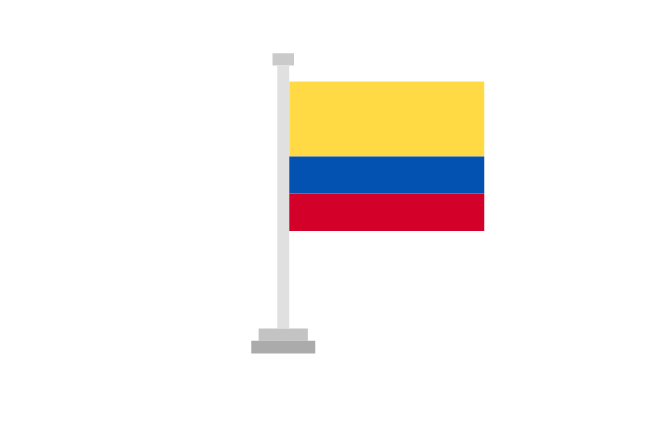用CorelDRAW2020畫一個哥倫比亞的旗幟