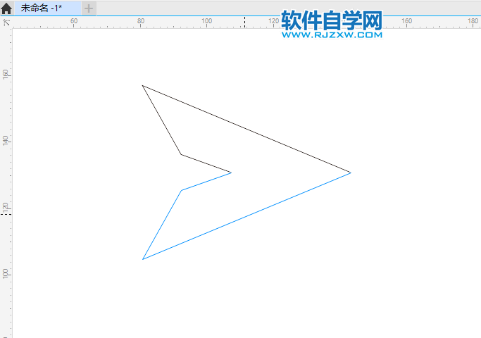 CorelDRAW2020設計一個發送圖標