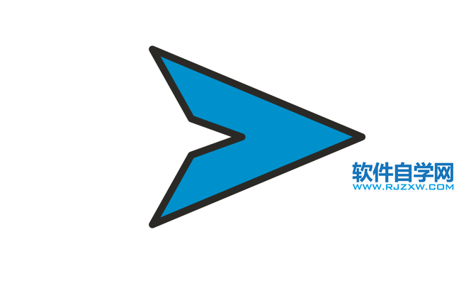 CorelDRAW2020設計一個發送圖標