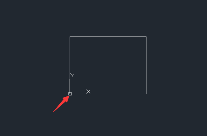 cad畫(huà)矩形從坐標(biāo)原點(diǎn)開(kāi)始