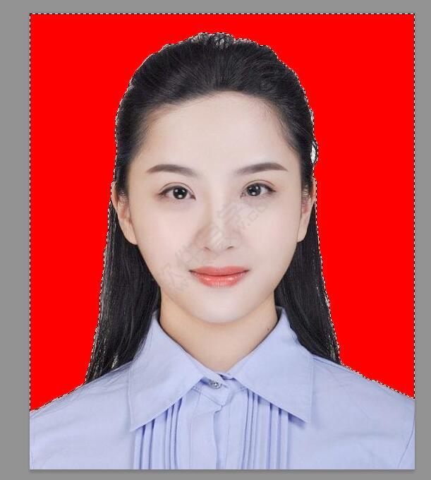 ps怎么給證件照換底色