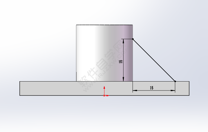 sw圓柱加強筋的方法