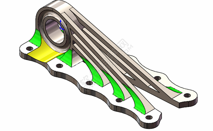 SolidWorks練習題之catics3D15-M06題步驟