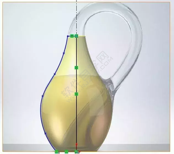 SolidWorks建模練習：用放樣、掃描特征做的克萊因瓶子