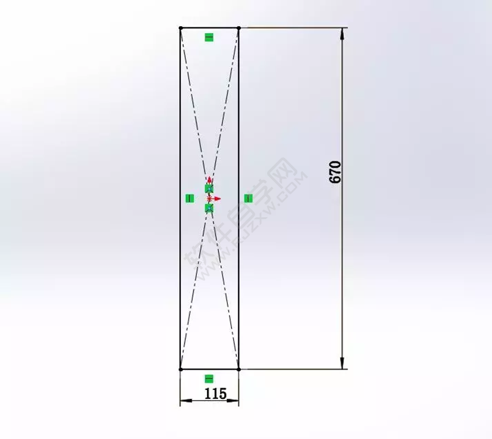 solidWorks建模練習(xí)拉伸切除一張桌子