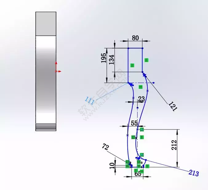 solidWorks建模練習(xí)拉伸切除一張桌子