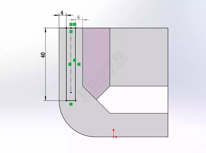 SolidWorks建模3D13-H01拉伸、圓角、倒角、基準軸、鏡像
