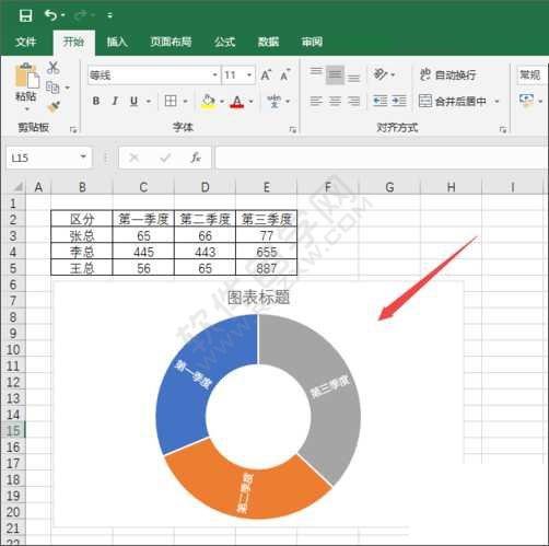 Excel2019如何制作旭日圖