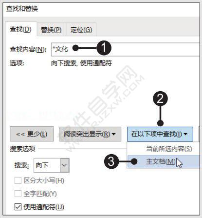 Word2019使用通配符查找文本的方法