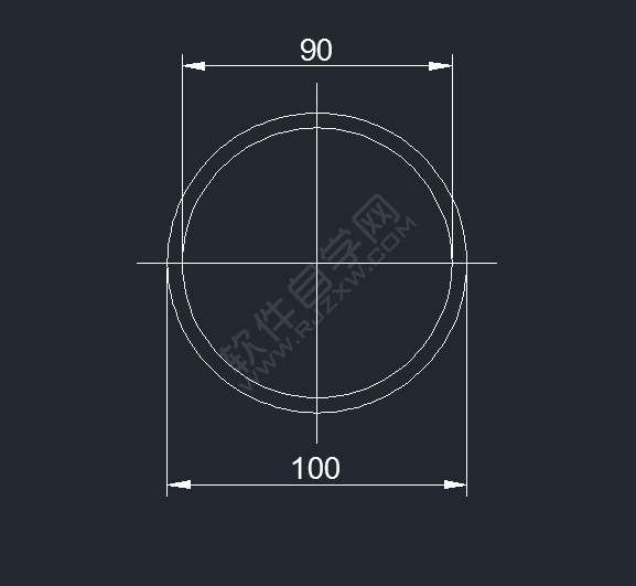 CAD陣列對(duì)象平面圖練習(xí)