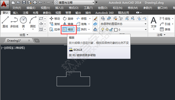 怎么放大cad里面的圖