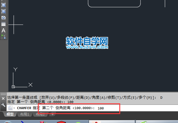 cad如何畫倒角和圓角的方法