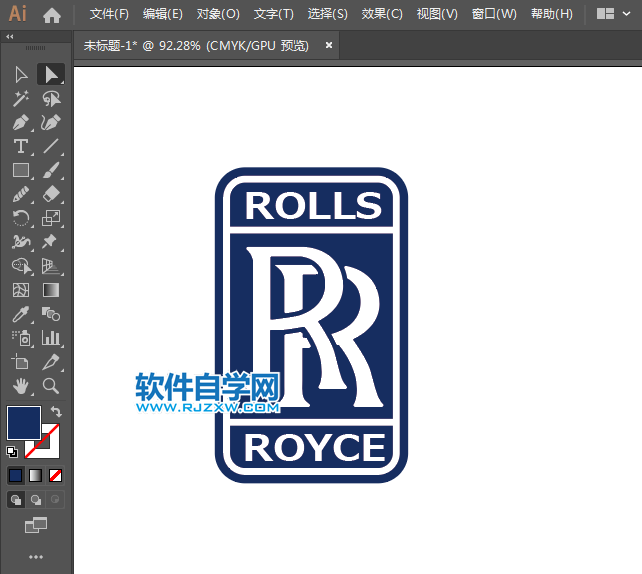 勞斯萊斯汽車標志用AI設計的方法