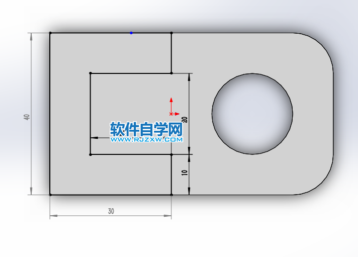 solidworks使用倒角完成斜面實體
