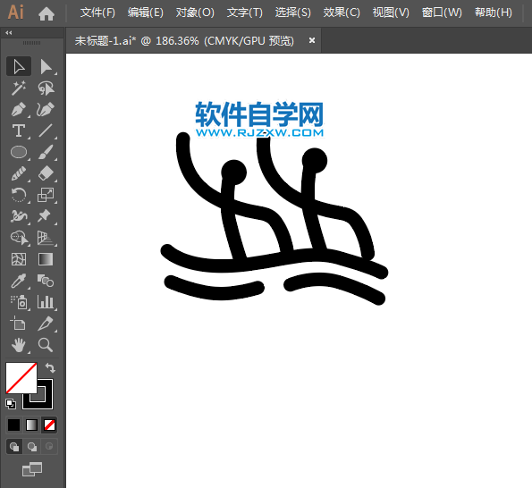 ai怎么設(shè)計花樣游泳標(biāo)識