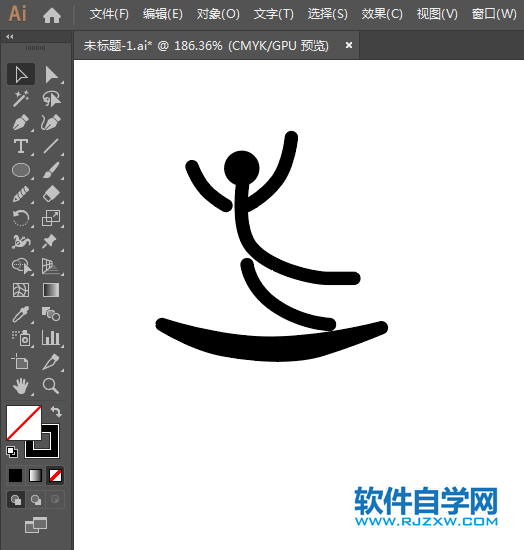 ai怎么設計蹦床運動標識