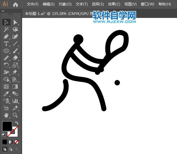 ai怎么設計網球運動標識