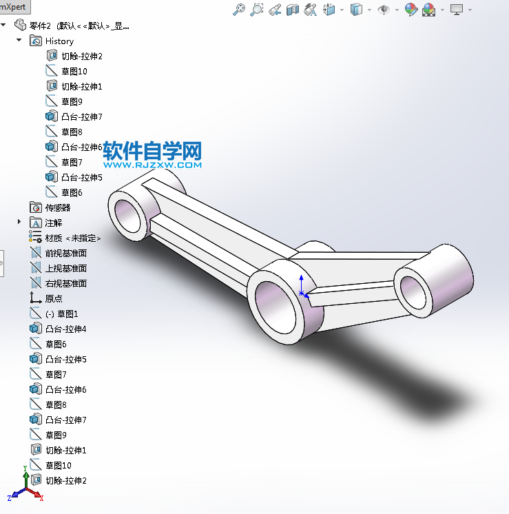solidworks的兩側(cè)對稱繪圖技巧新手必學
