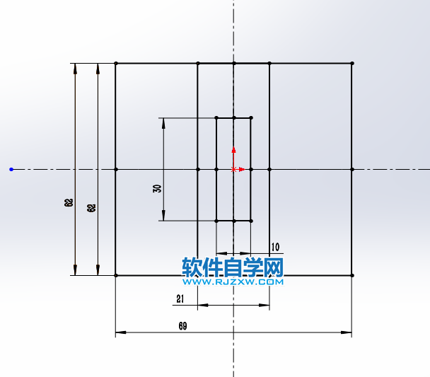 solidworks繪制草圖繪制對稱圖