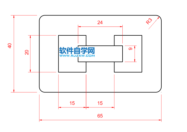 solidworks草圖繪制尺寸定位練習(xí)三