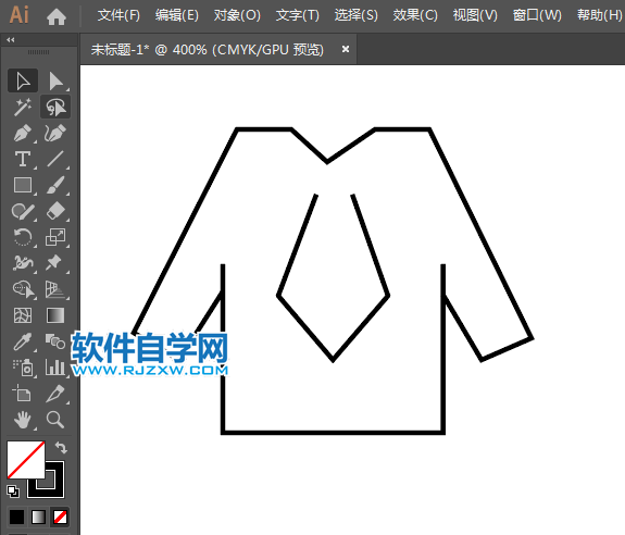 ai怎么畫男裝APP圖標(biāo)