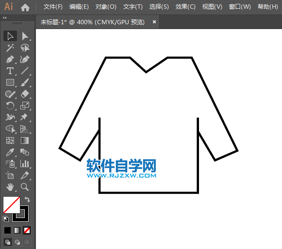 ai怎么畫男裝APP圖標(biāo)