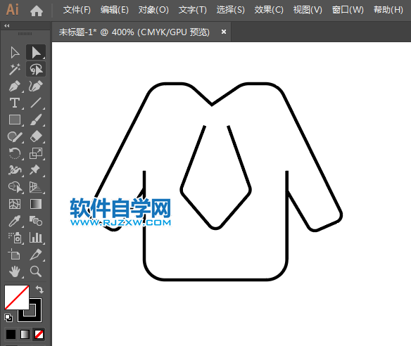ai怎么畫男裝APP圖標(biāo)