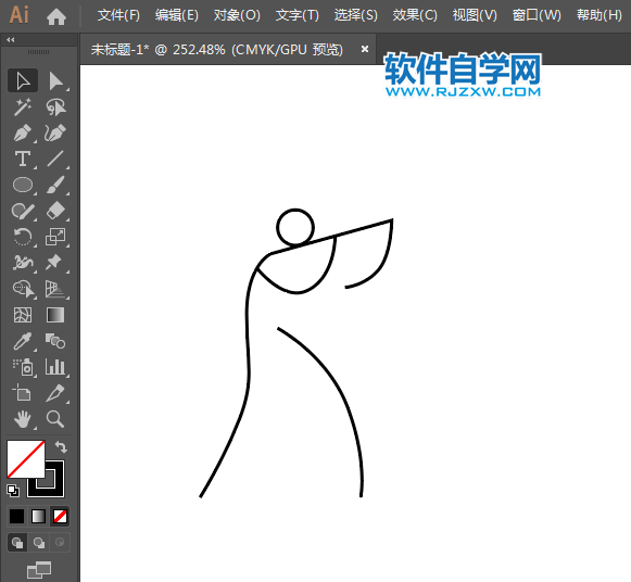 ai怎么繪制射擊運動會圖標
