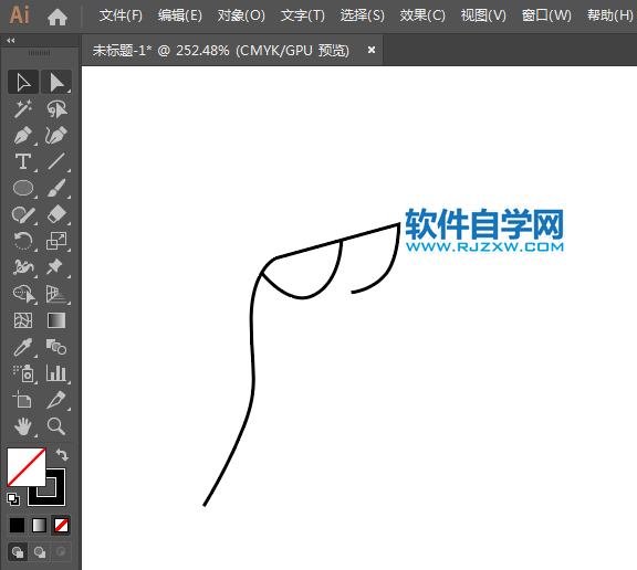 ai怎么繪制射擊運動會圖標