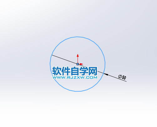 solidworks怎么在草圖中畫圓