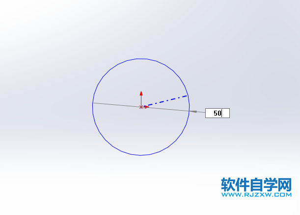 solidworks怎么在草圖中畫圓