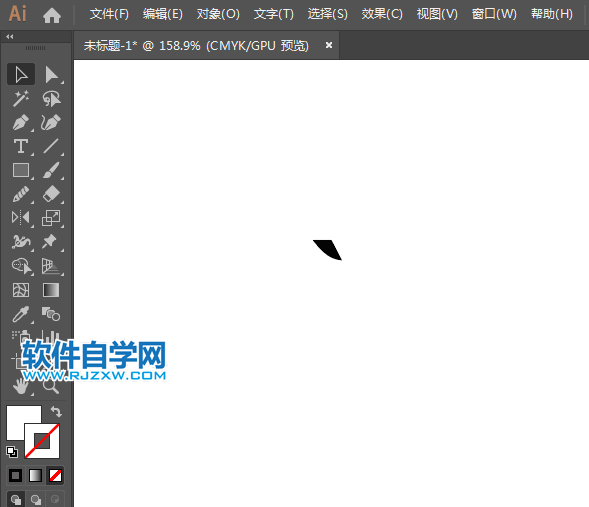 ai怎么畫雙天鵝標志