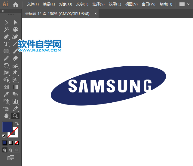 ai怎么設計三星標志矢量圖