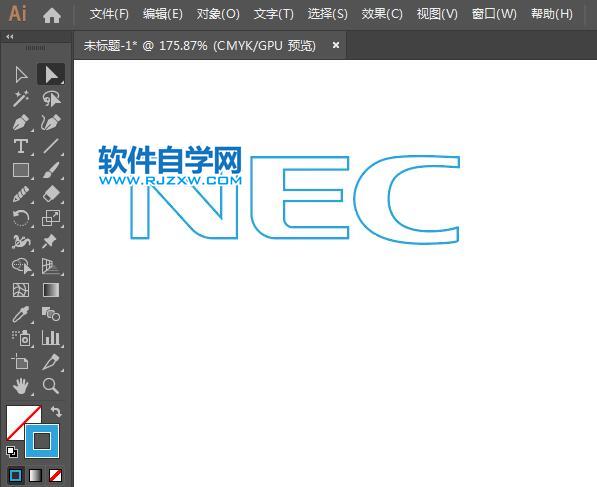 ai怎么設計NEC標志