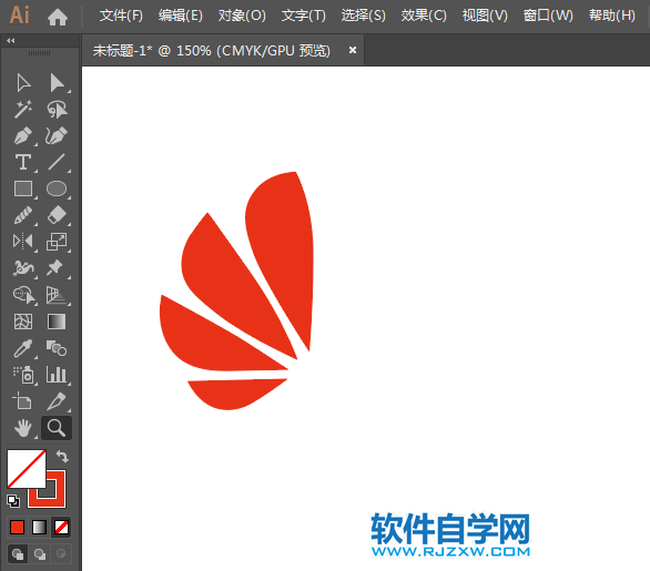 ai怎么設(shè)計(jì)華為新標(biāo)志