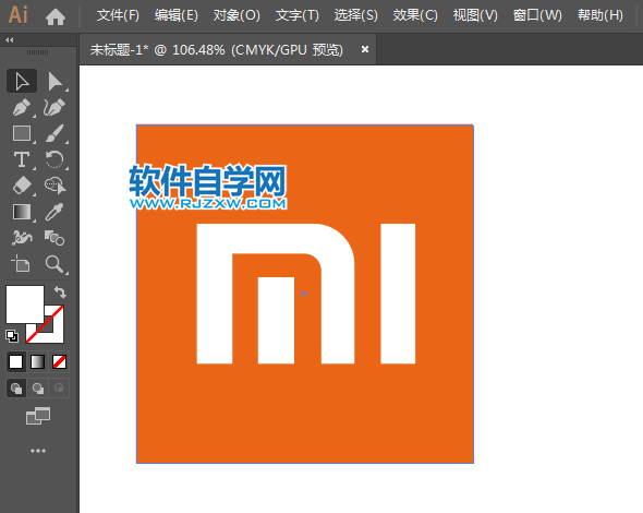 ai怎么畫小米圖標