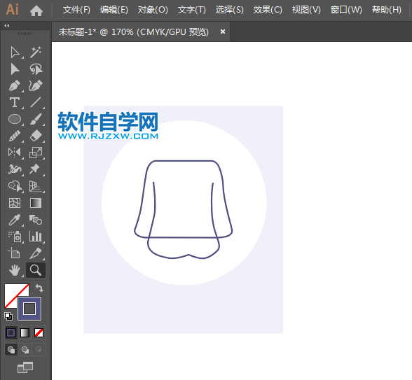 ai怎么設(shè)計(jì)皮大衣圖標(biāo)