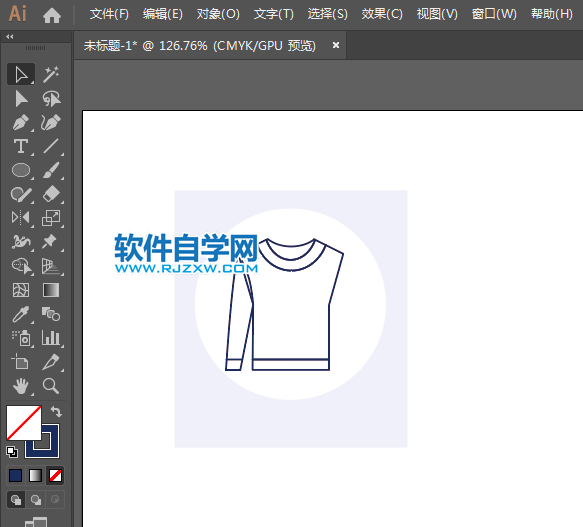 ai怎么設計運動衫男裝