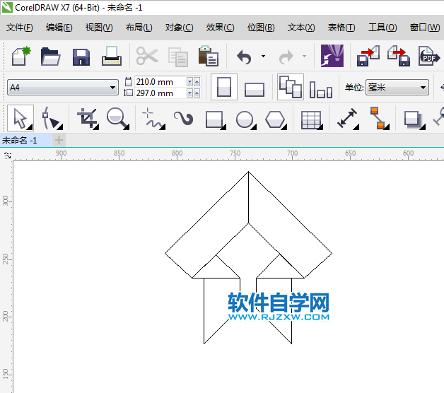 cdr怎么取消簡單線框