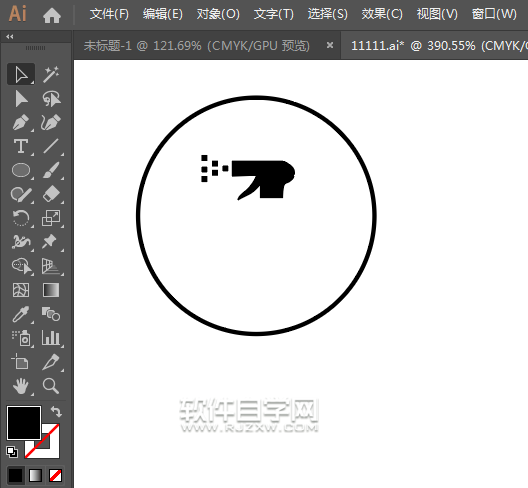 ai怎么畫深度保潔標(biāo)志