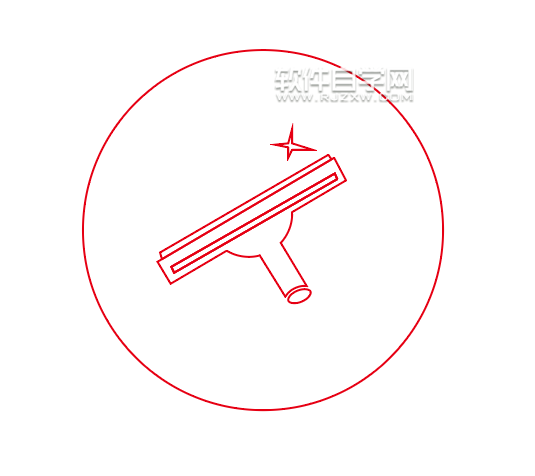 ai怎么設計專業擦玻璃的標志