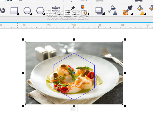 cdr怎么編輯圖框內(nèi)容