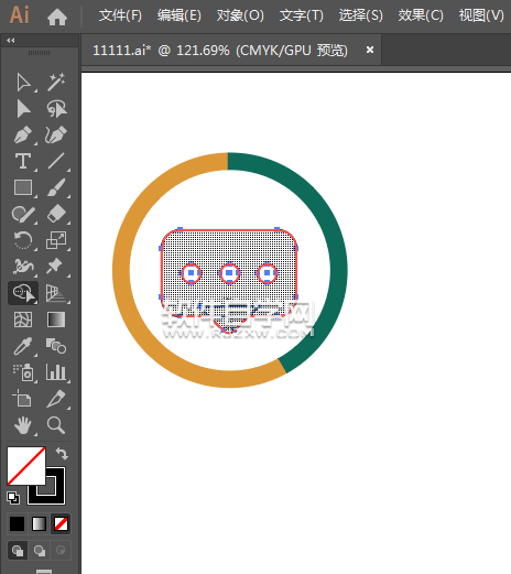 ai怎么設計短信圖標
