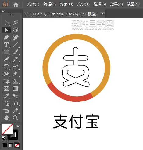 ai怎么設計不一樣的支付寶圖標